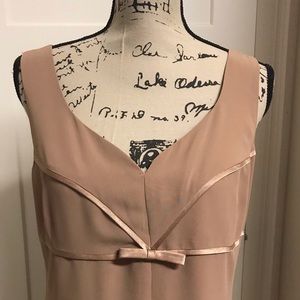 Sleeveless Small Bow Front Dress